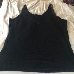 Stretchy lace tank top